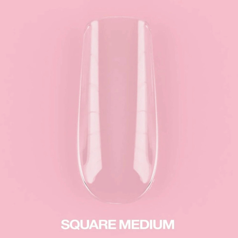 Gel nail tips – LunaMoon Square Medium – 500 pcs