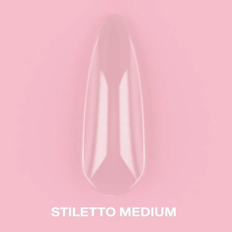 Gel nail tips – LunaMoon Stiletto Medium – 500 pcs