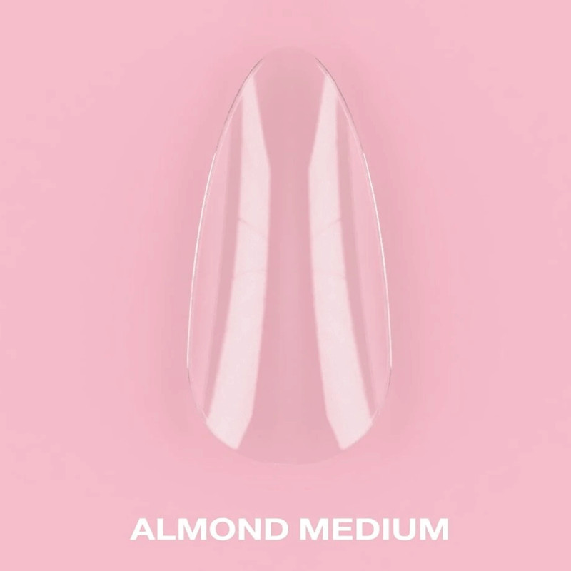 Gel nail tips – LunaMoon Almond Medium – 500 pcs
