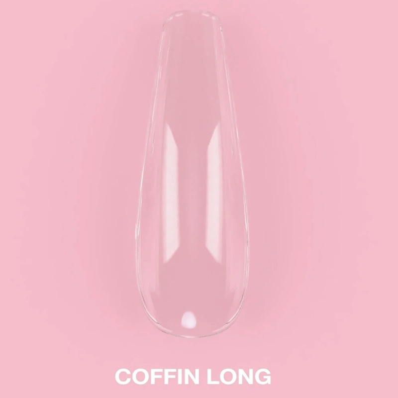 Tip in gel per unghie – LunaMoon Coffin Long – 500 pz