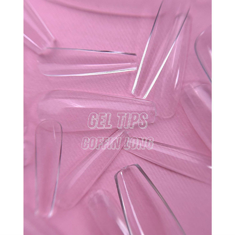 Tip in gel per unghie – LunaMoon Coffin Long – 500 pz