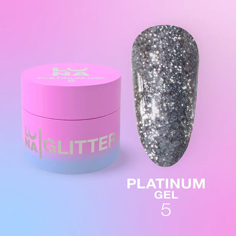 Nail art gel paint – LUNAMOON Platinum Gel Nr 5 – 5 ml