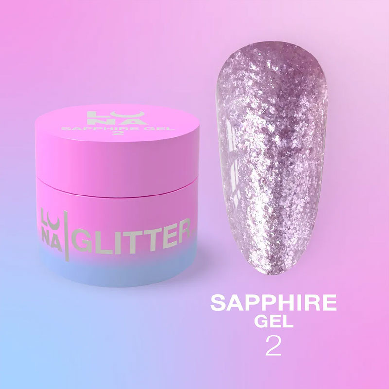 Gel paint per unghie – LUNAMOON Sapphire Gel Nr 2 – 5 ml