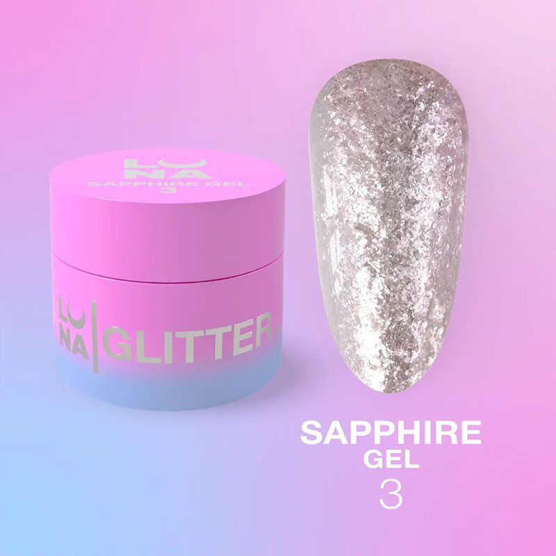 Gel paint per unghie – LUNAMOON Sapphire Gel Nr 3 – 5 ml