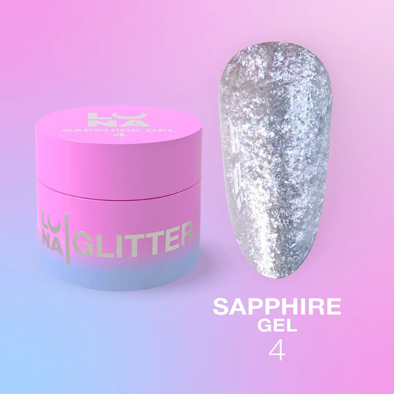 Gel paint per unghie – LUNAMOON Sapphire Gel Nr 4 – 5 ml