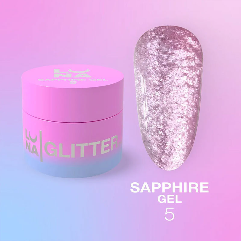 Gel paint per unghie – LUNAMOON Sapphire Gel Nr 5 – 5 ml