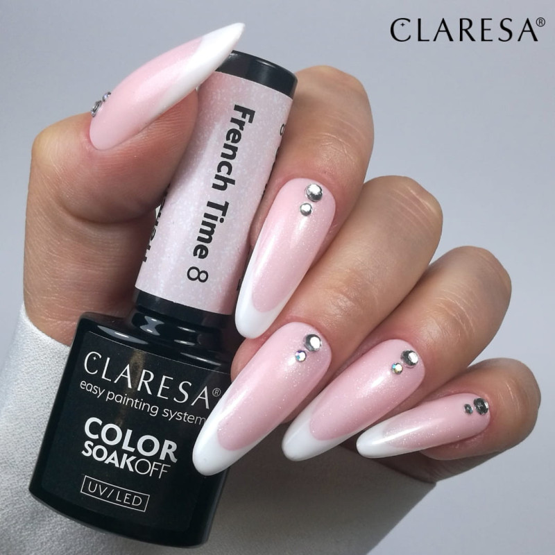 Цветной гель-лак  Claresa French Time № 8, 5 ml