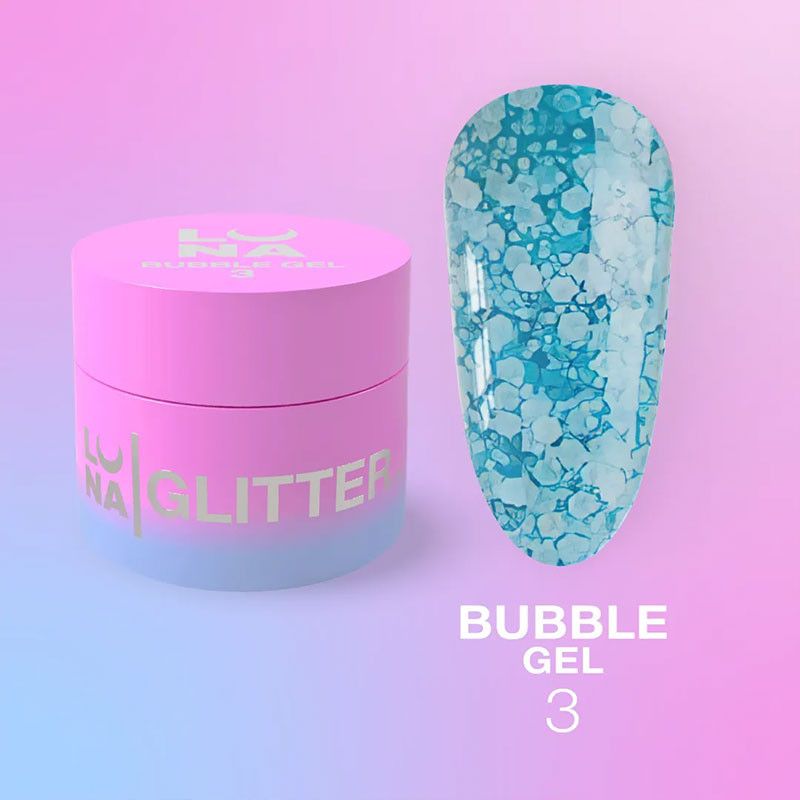Gel paint per unghie – LUNAMOON Bubble Gel Nr 3 – 5 ml