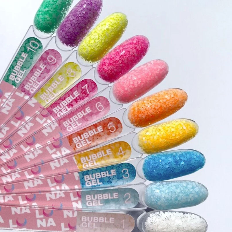 Гель-краска для ногтей – LUNAMOON Bubble Gel Nr 8 – 5 ml