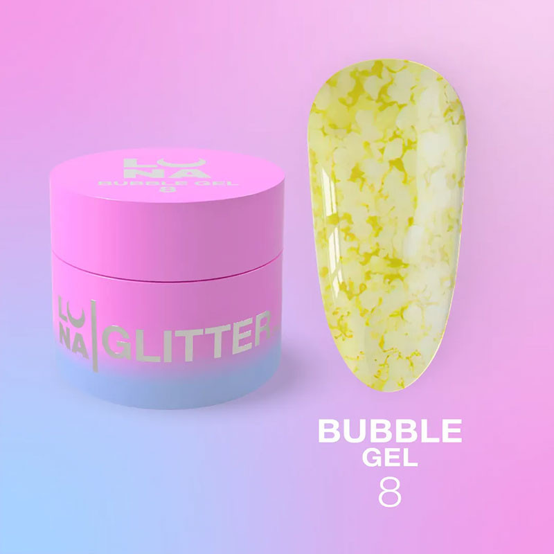 Gel paint per unghie – LUNAMOON Bubble Gel Nr 8 – 5 ml