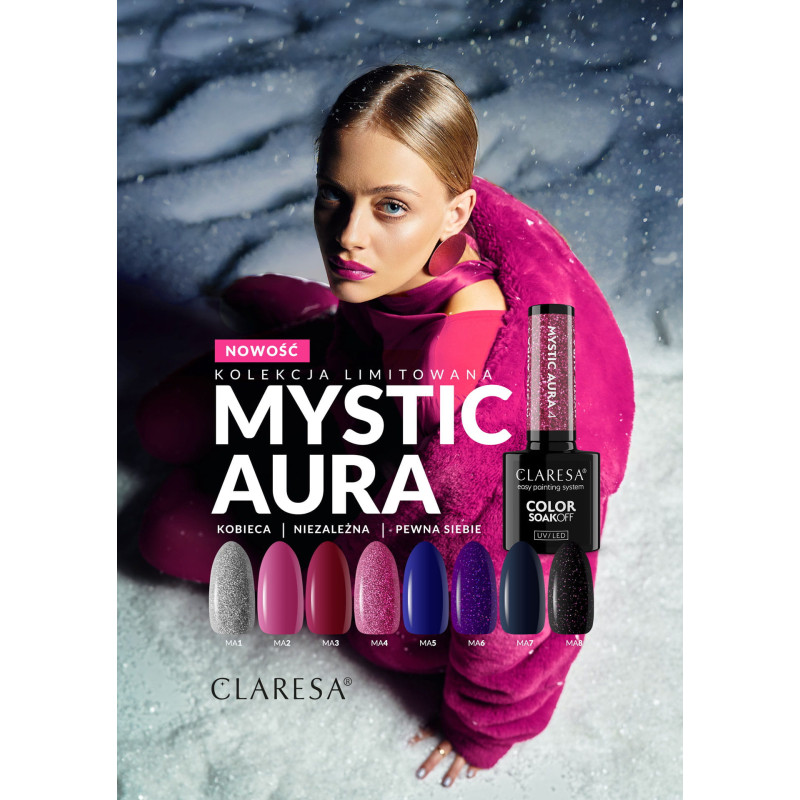 Цветной гель-лак Claresa Mystic Aura № 7, 5 ml