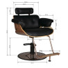 Gabbiano hairdressing chair florence black walnut