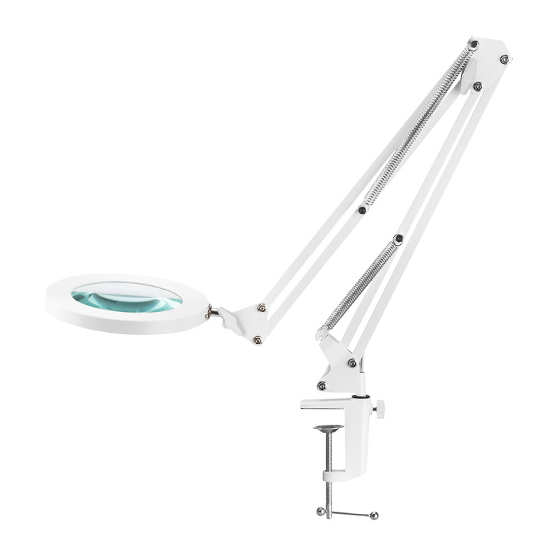 WHITE LED TABLE TOP MAGNIFIER LAMP GLOW 308