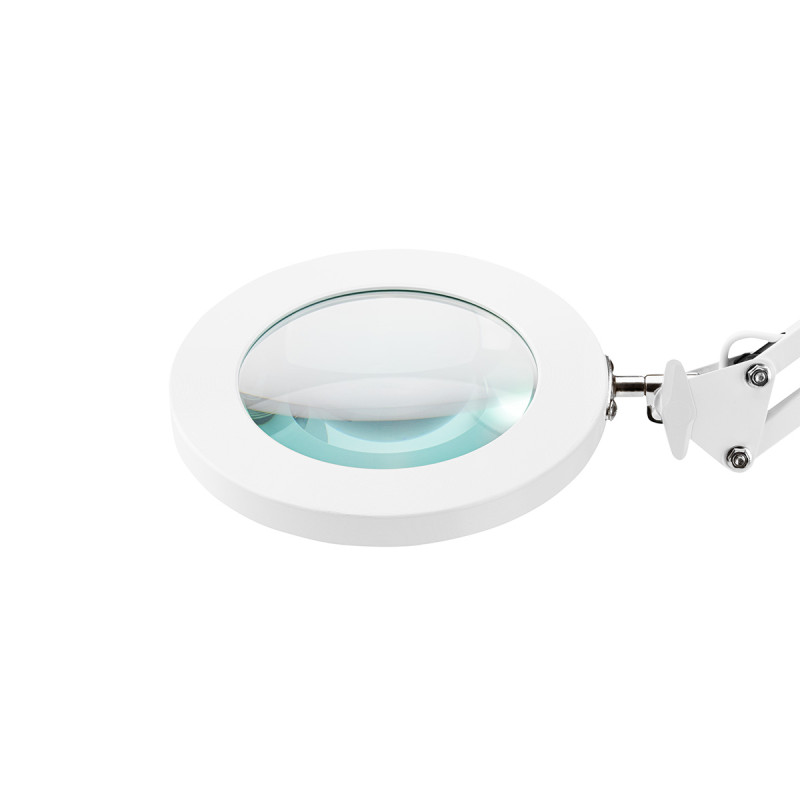 WHITE LED TABLE TOP MAGNIFIER LAMP GLOW 308