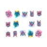Adesivi per nail art, Animali Selvatici - BN-412