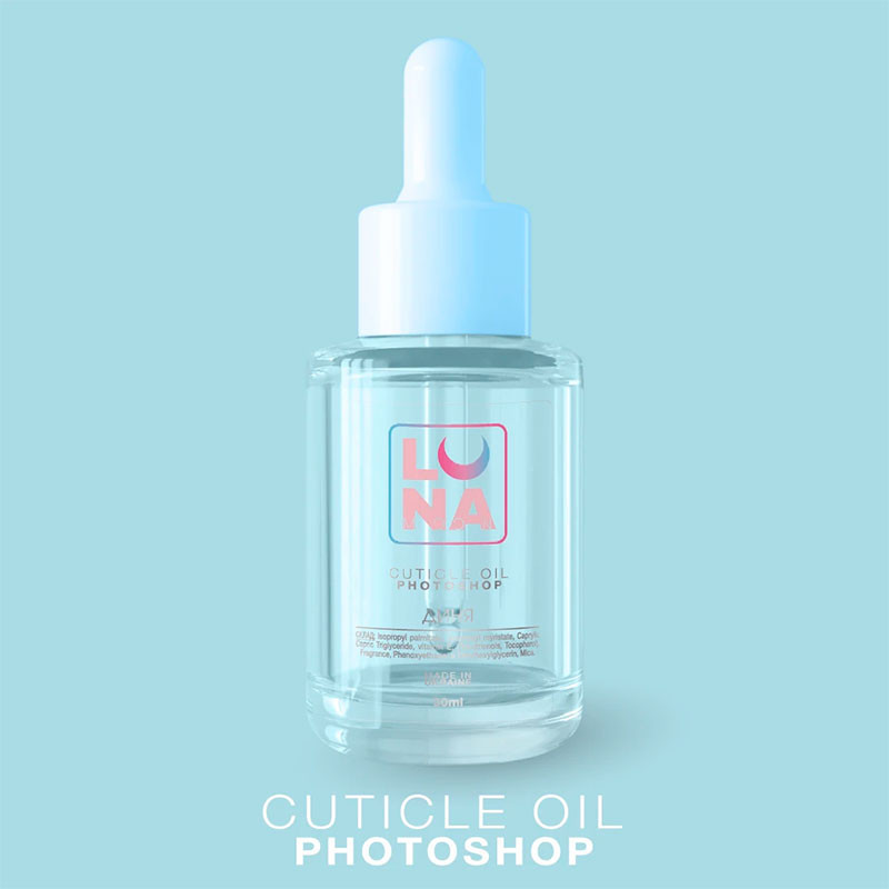 Olio secco per cuticole Lunamoon al profumo di melone PhotoShop - 30 ml
