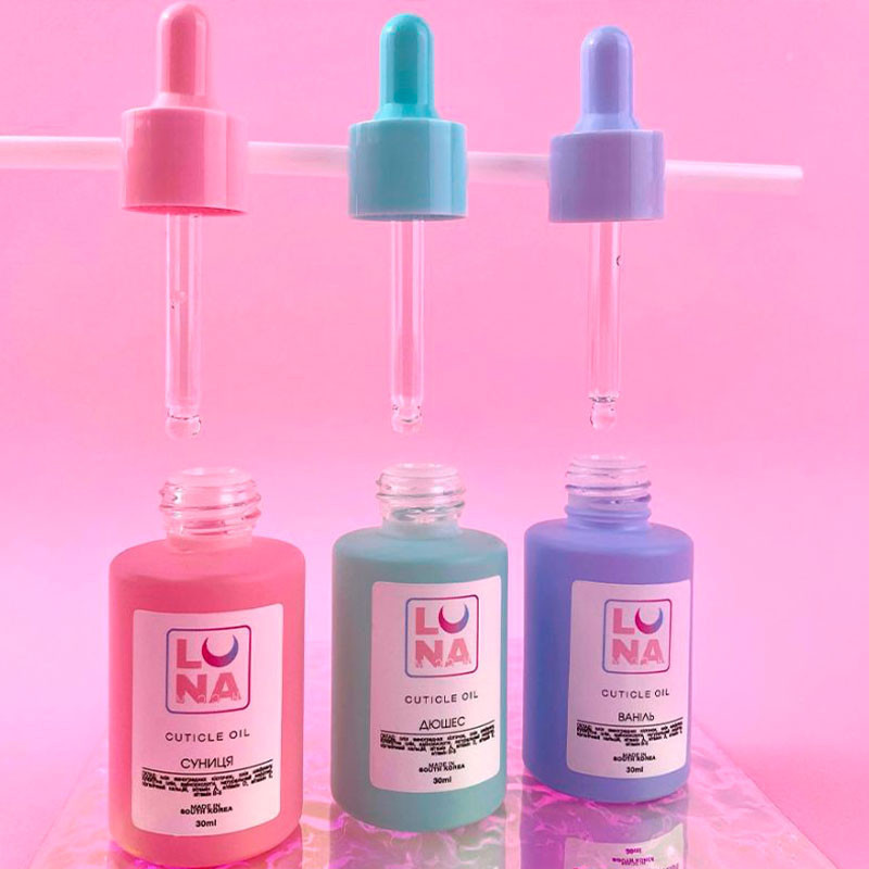 Olio per cuticole Lunamoon al profumo di fragola - 30 ml