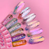 Set di glitter secchi per unghie Lunamoon Broken Glass - 6 pz
