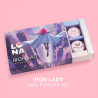 Комплект втирок для ногтей Lunamoon Iron Lady - 6 шт