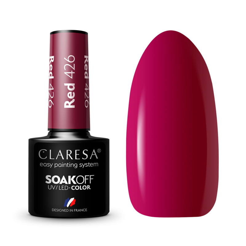 Цветной гель-лак Claresa RED № 426, 5 ml