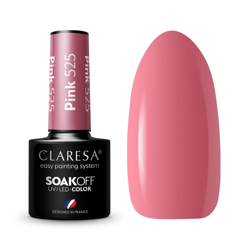 Цветной гель-лак Claresa PINK № 525, 5 ml