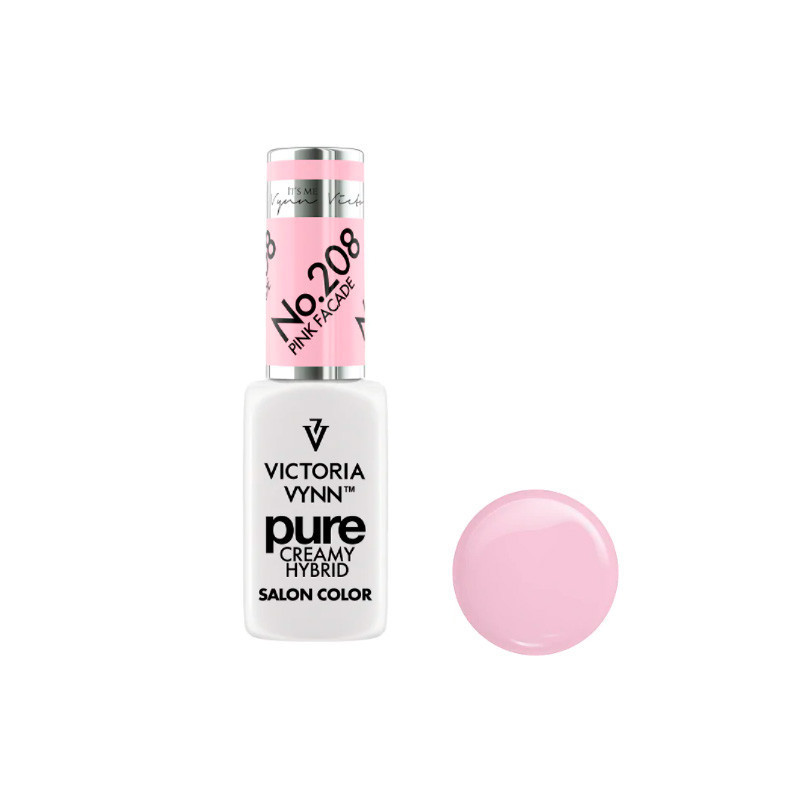 VICTORIA VYNN PURE CREAMY HYBRID 208 Pink Facade - 8 ml