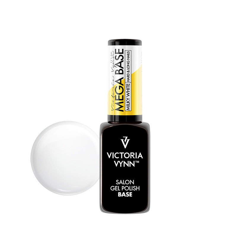 MEGA BASE HARD&LONG NAILS VICTORIA VYNN 8 ml - MILKY WHITE